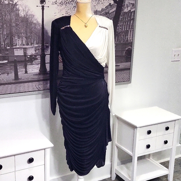 Abby Kent Dresses & Skirts - Vtg Abby Kent Black & White Dress